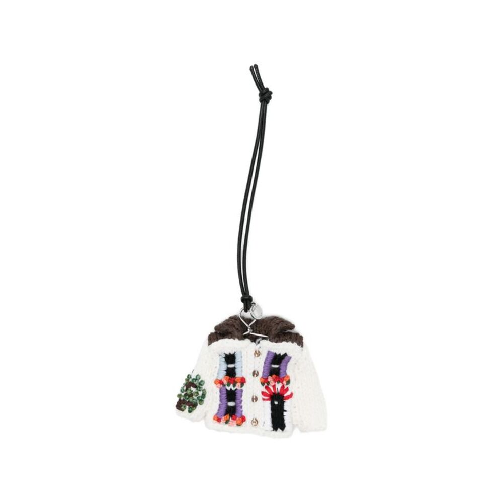 Jw Anderson Neutrals Keyrings & Chains Men